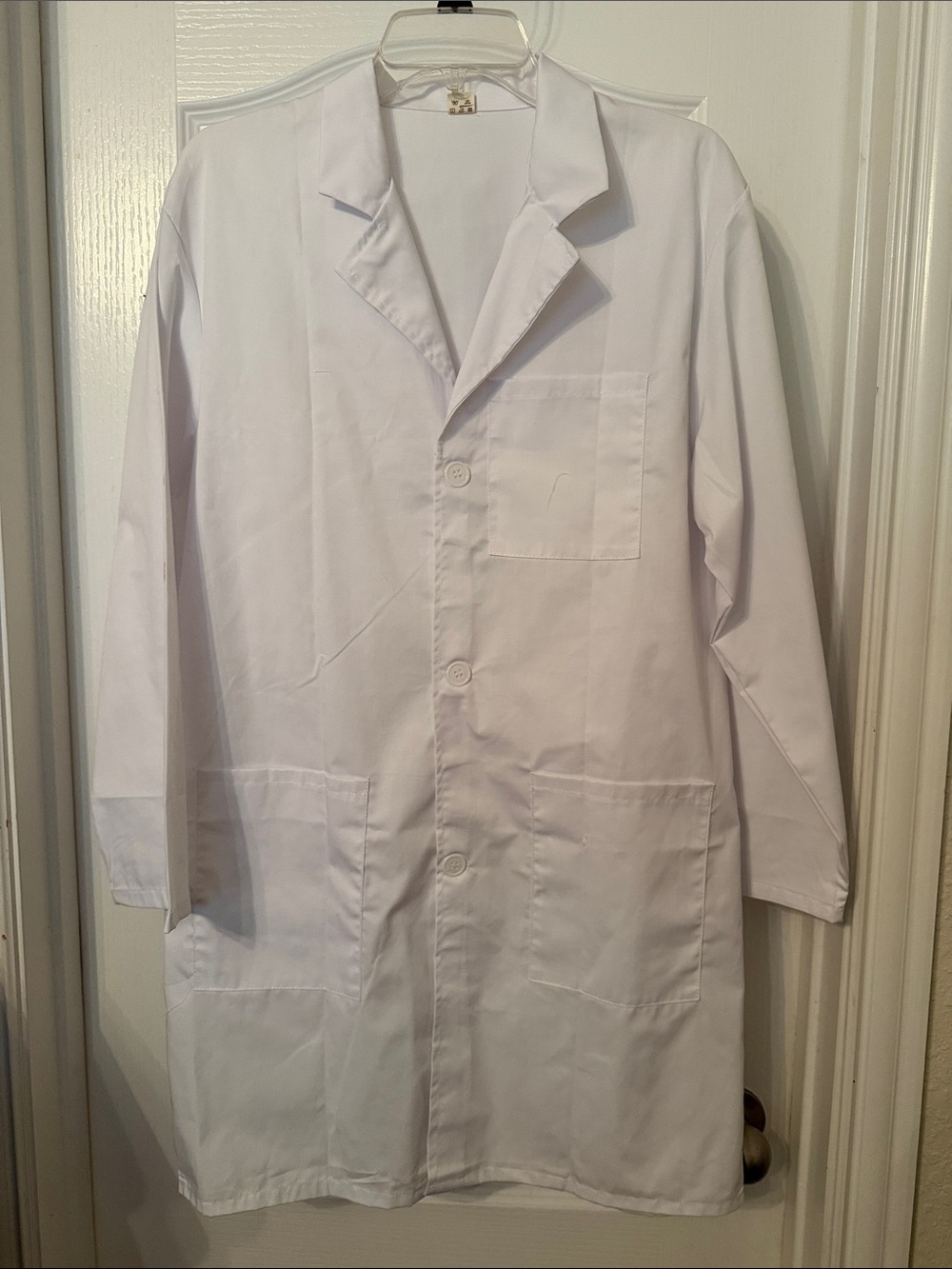 Classic White Lab Coat Jacket - women’s size small